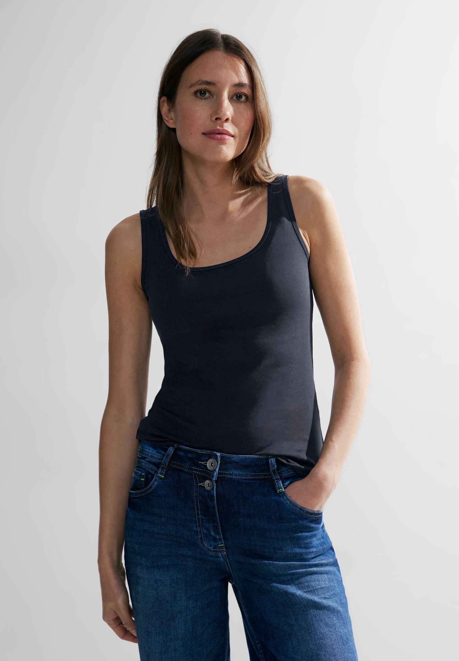 Cecil Tanktop »Style Linda«, in Unifarbe von Cecil