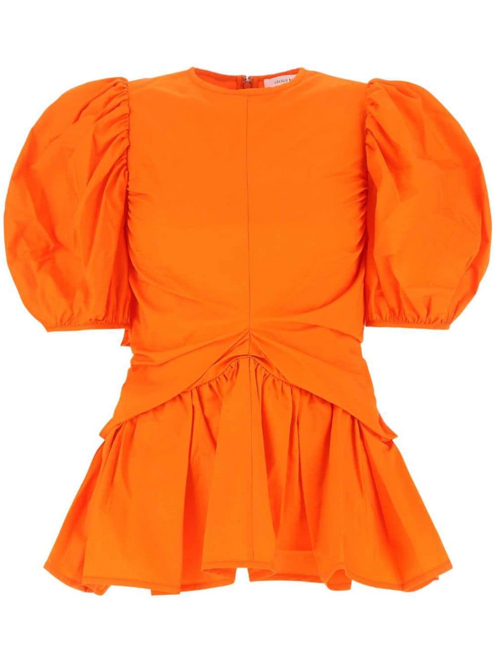 Cecilie Bahnsen Faith peplum blouse - Orange von Cecilie Bahnsen