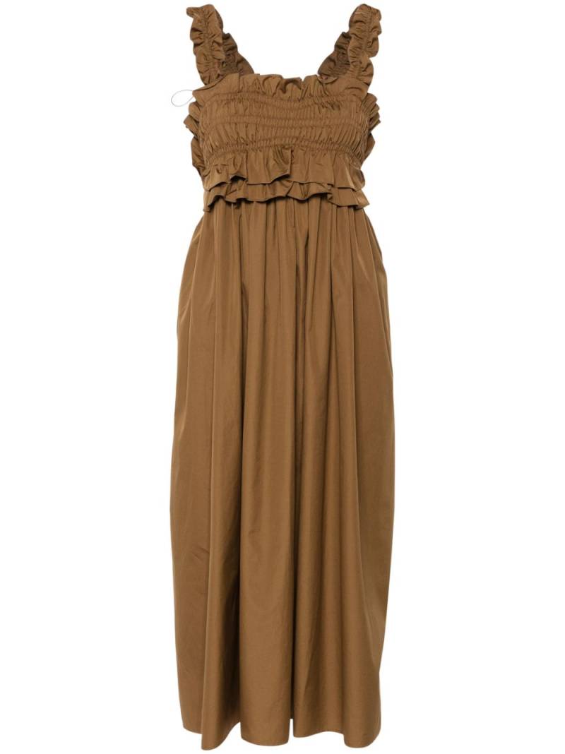 Cecilie Bahnsen Giovana maxi dress - Brown von Cecilie Bahnsen