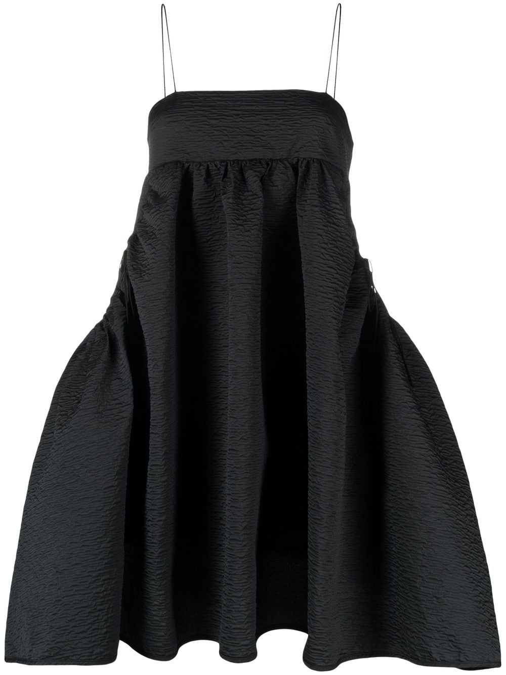 Cecilie Bahnsen Lisbeth matelassé A-line dress - Black von Cecilie Bahnsen