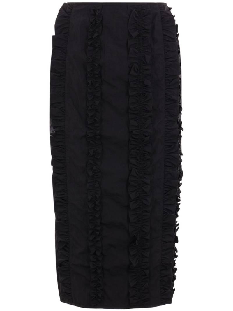 Cecilie Bahnsen Ocean midi skirt - Black von Cecilie Bahnsen