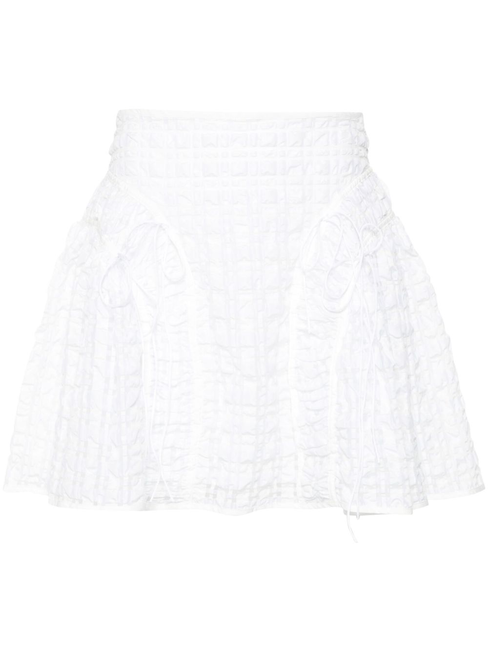 Cecilie Bahnsen Oda mini skirt - White von Cecilie Bahnsen