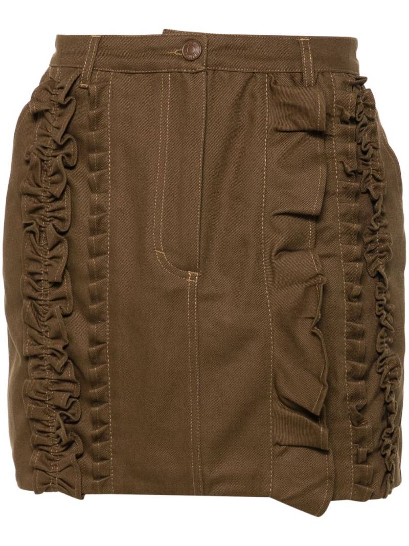 Cecilie Bahnsen Odin mini skirt - Brown von Cecilie Bahnsen