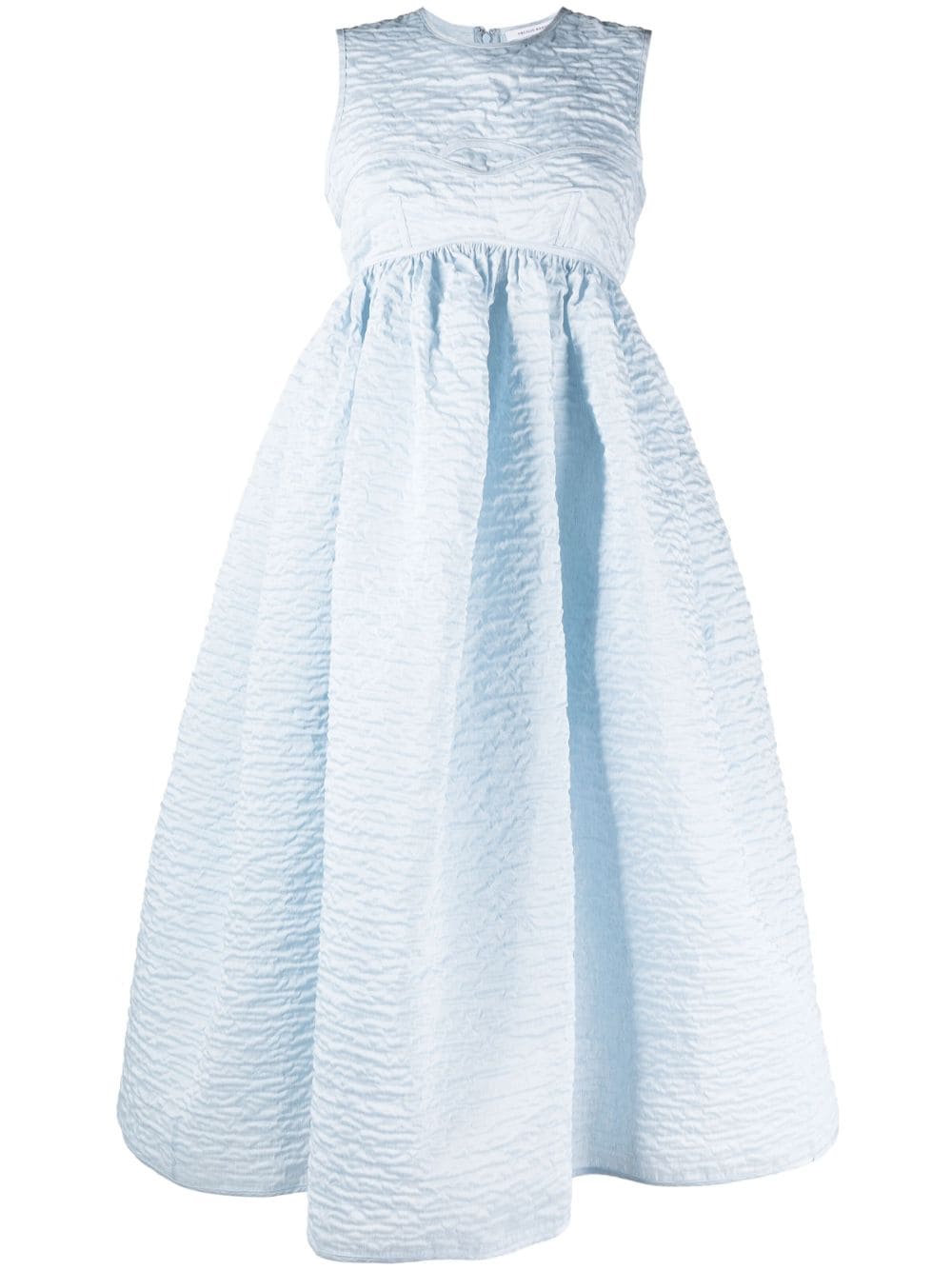 Cecilie Bahnsen Soleil matelassé midi dress - Blue von Cecilie Bahnsen