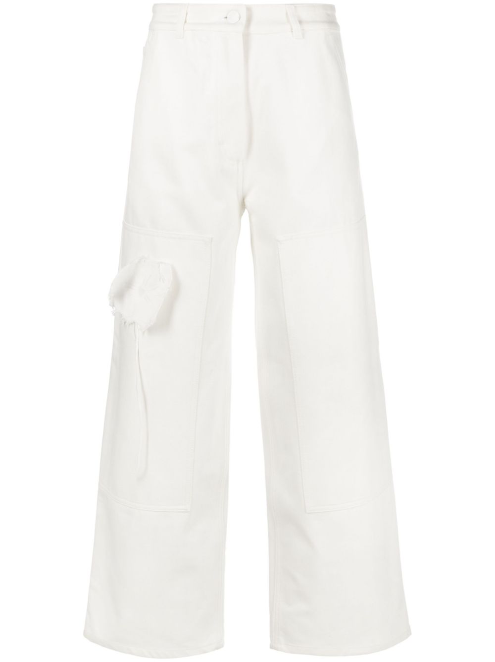 Cecilie Bahnsen Susan straight-leg jeans - White von Cecilie Bahnsen