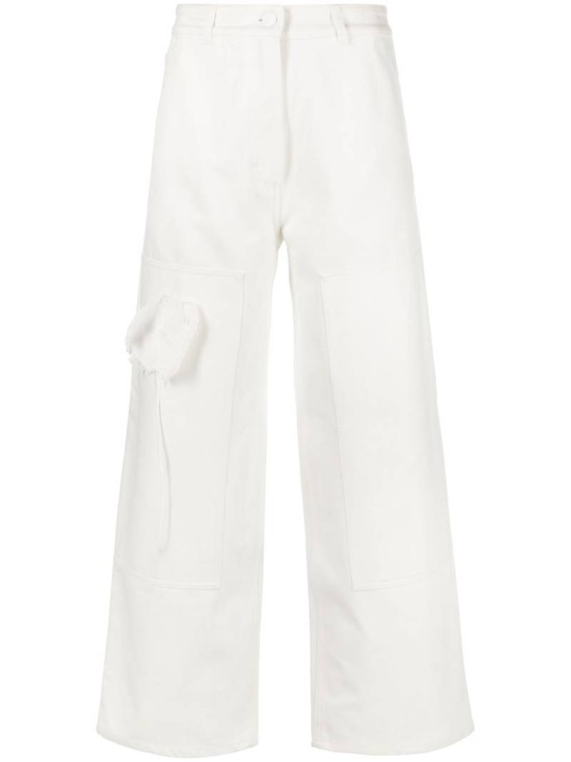 Cecilie Bahnsen Susan straight-leg jeans - White von Cecilie Bahnsen