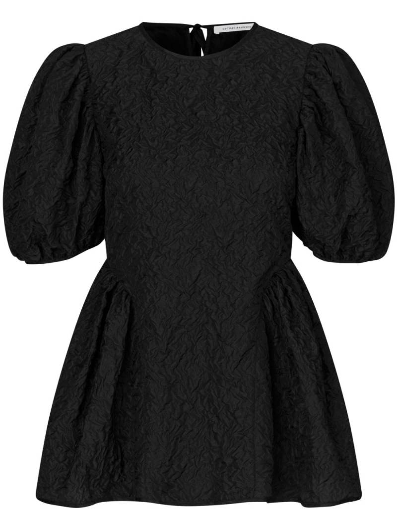 Cecilie Bahnsen Ubah matelassé-effect blouse - Black von Cecilie Bahnsen