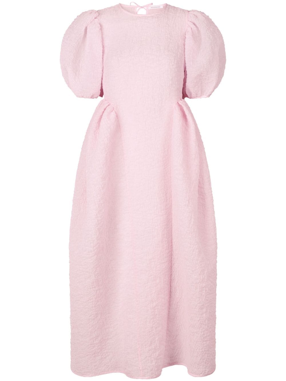Cecilie Bahnsen Ulani bow-detail matelassé dress - Pink von Cecilie Bahnsen