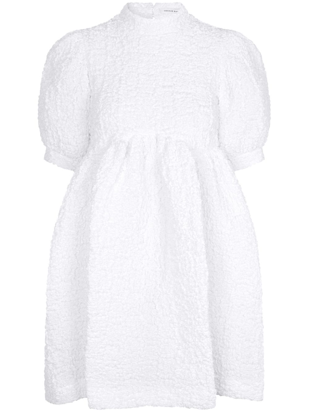 Cecilie Bahnsen Uma smocked minidress - White von Cecilie Bahnsen