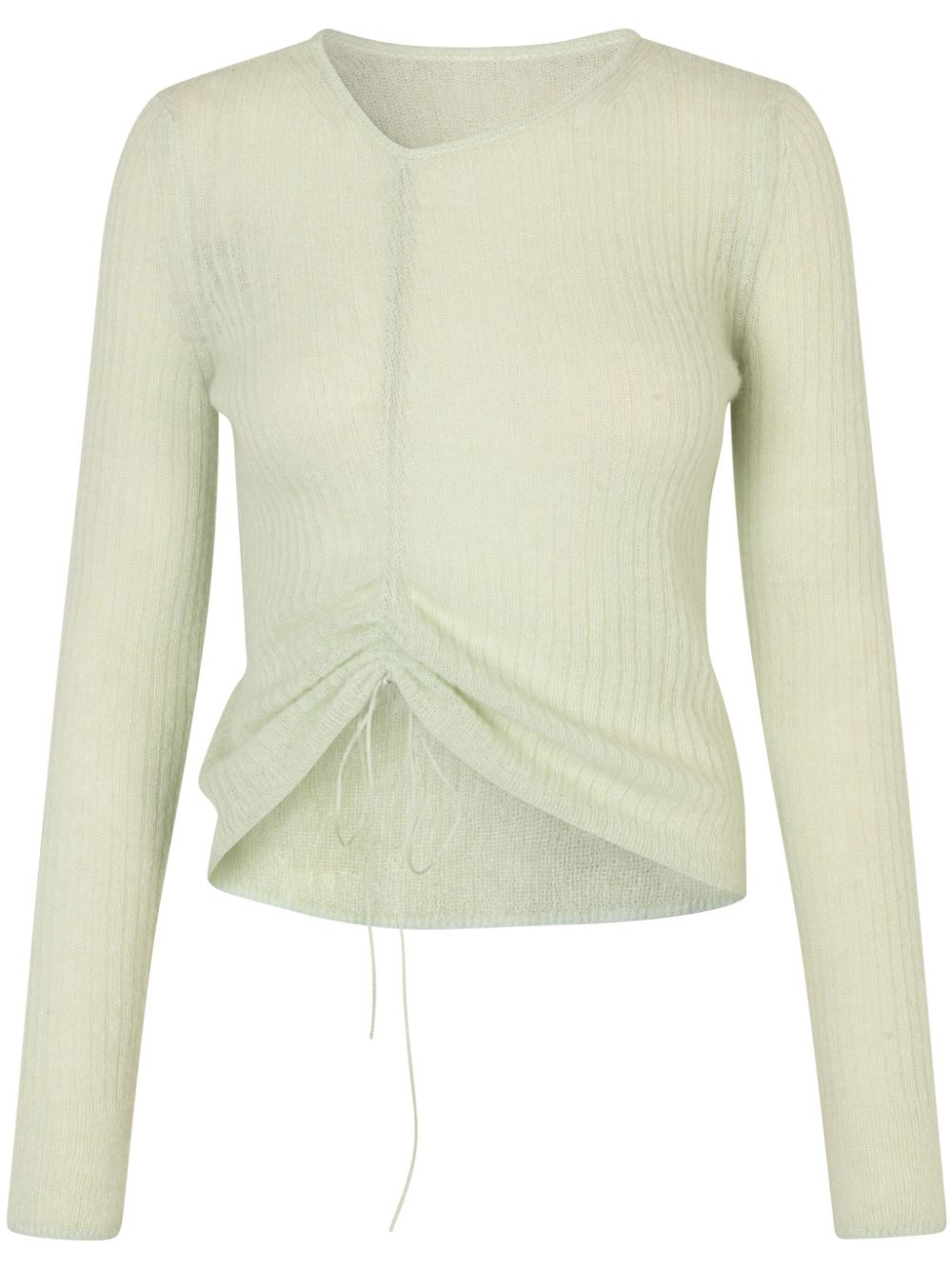 Cecilie Bahnsen Ussi ribbed-knit jumper - Green von Cecilie Bahnsen