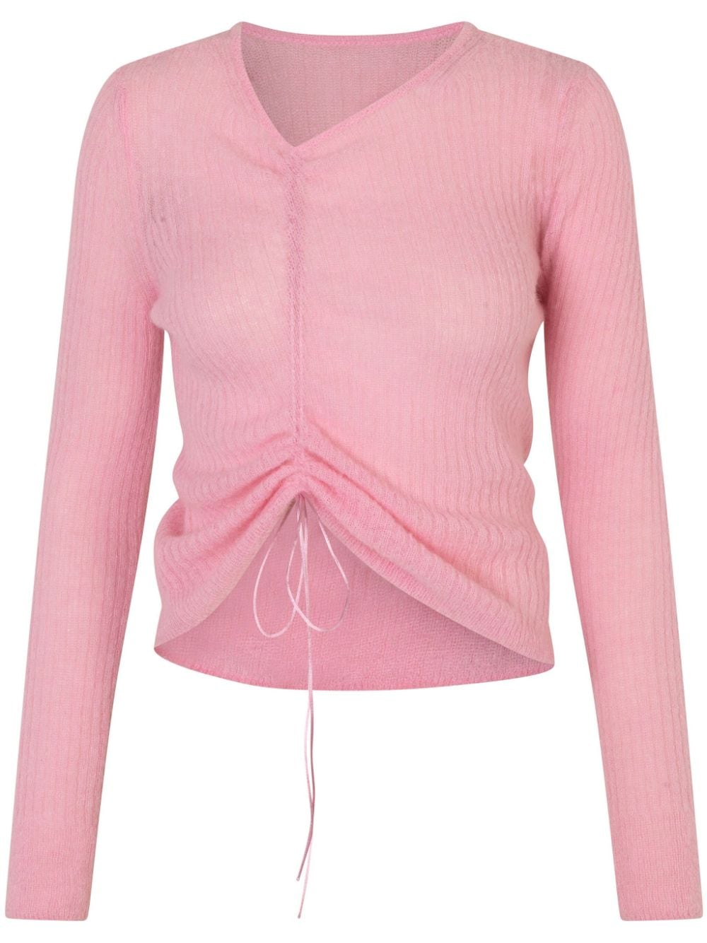 Cecilie Bahnsen Ussi ruched-detailing cardigan - Pink von Cecilie Bahnsen