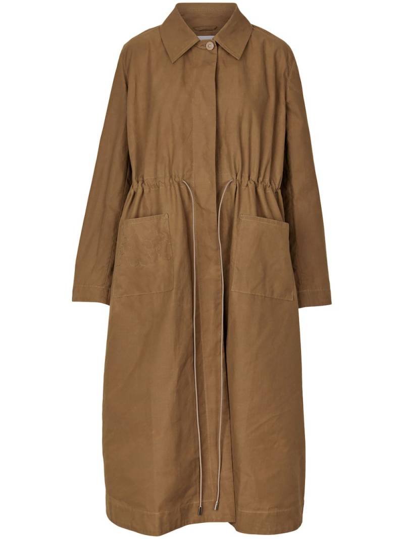 Cecilie Bahnsen Vania buttoned-up coat - Brown von Cecilie Bahnsen