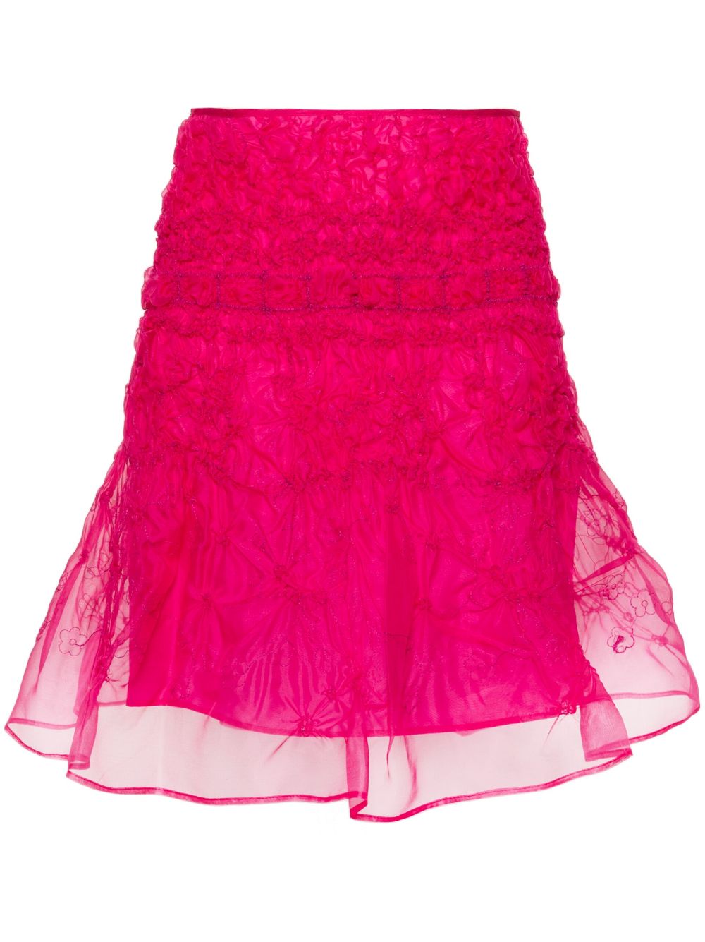 Cecilie Bahnsen Vida organza midi skirt - Pink von Cecilie Bahnsen