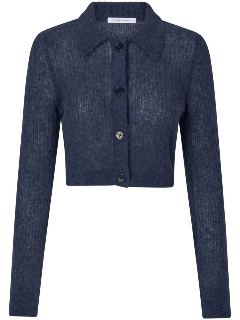 Cecilie Bahnsen classic collar cardigan - Blue von Cecilie Bahnsen