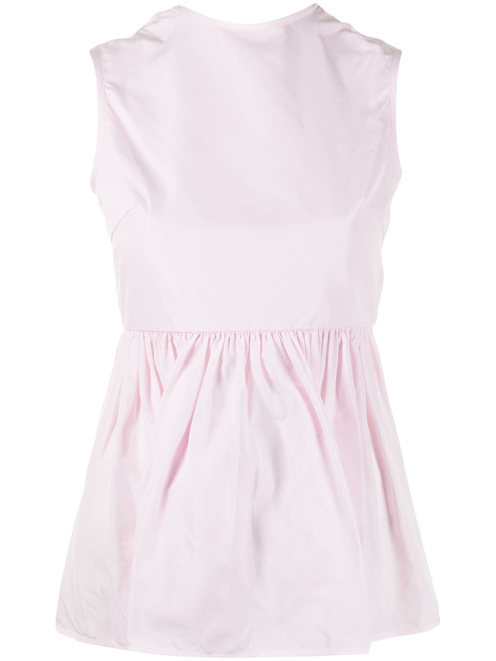 Cecilie Bahnsen open-back sleeveless blouse - Pink von Cecilie Bahnsen