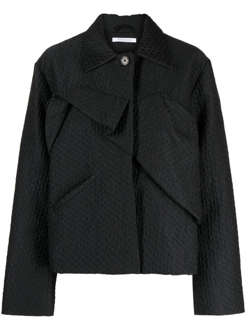 Cecilie Bahnsen single-breasted button-fastening jacket - Black von Cecilie Bahnsen