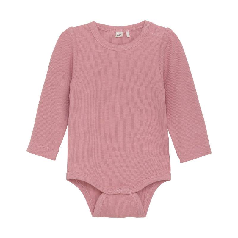 Bambus Body Langarm Brandied Apricot Mädchen Rosa 60 von Celavi