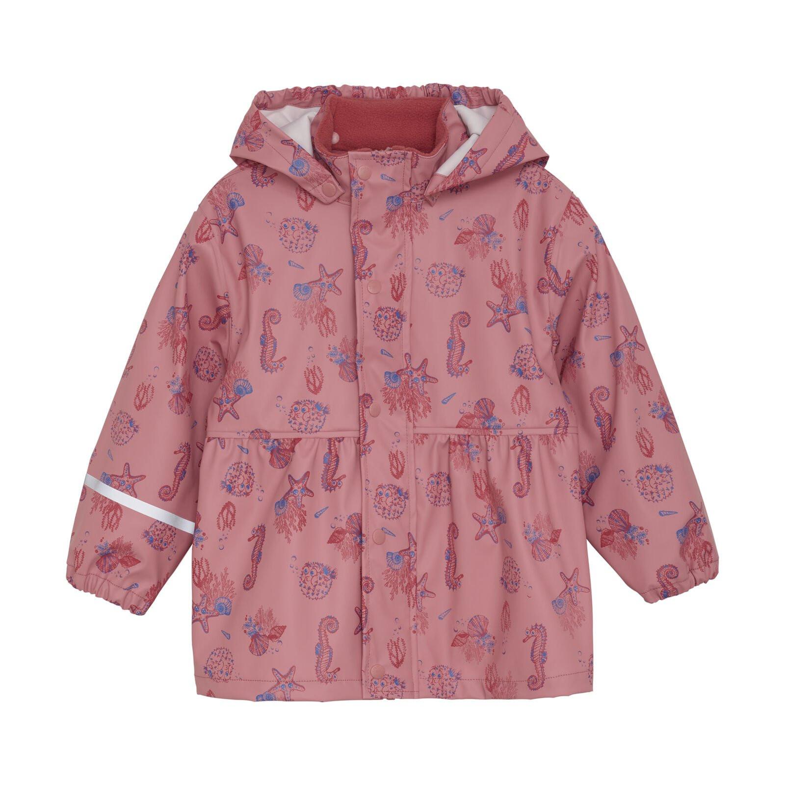 Mädchen Regenjacke Slate Rose Mädchen Pink 90 von Celavi