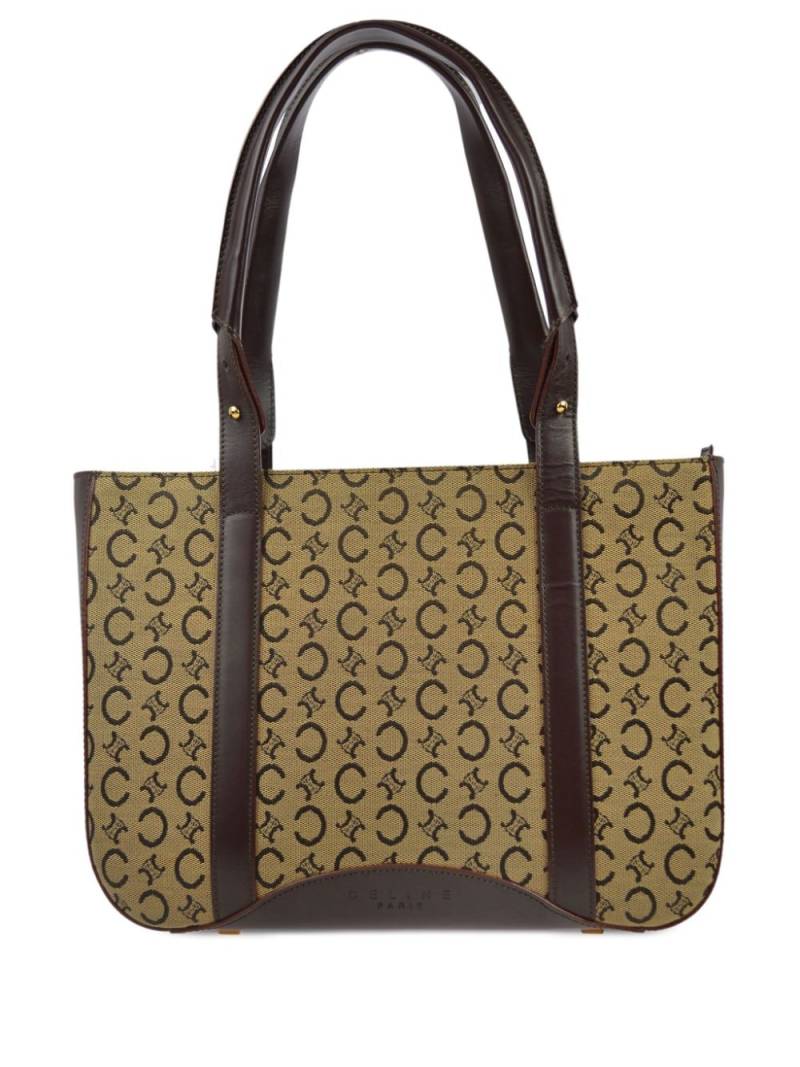 Céline Pre-Owned 1990-2000 C Macadam tote handbag - Brown von Céline Pre-Owned