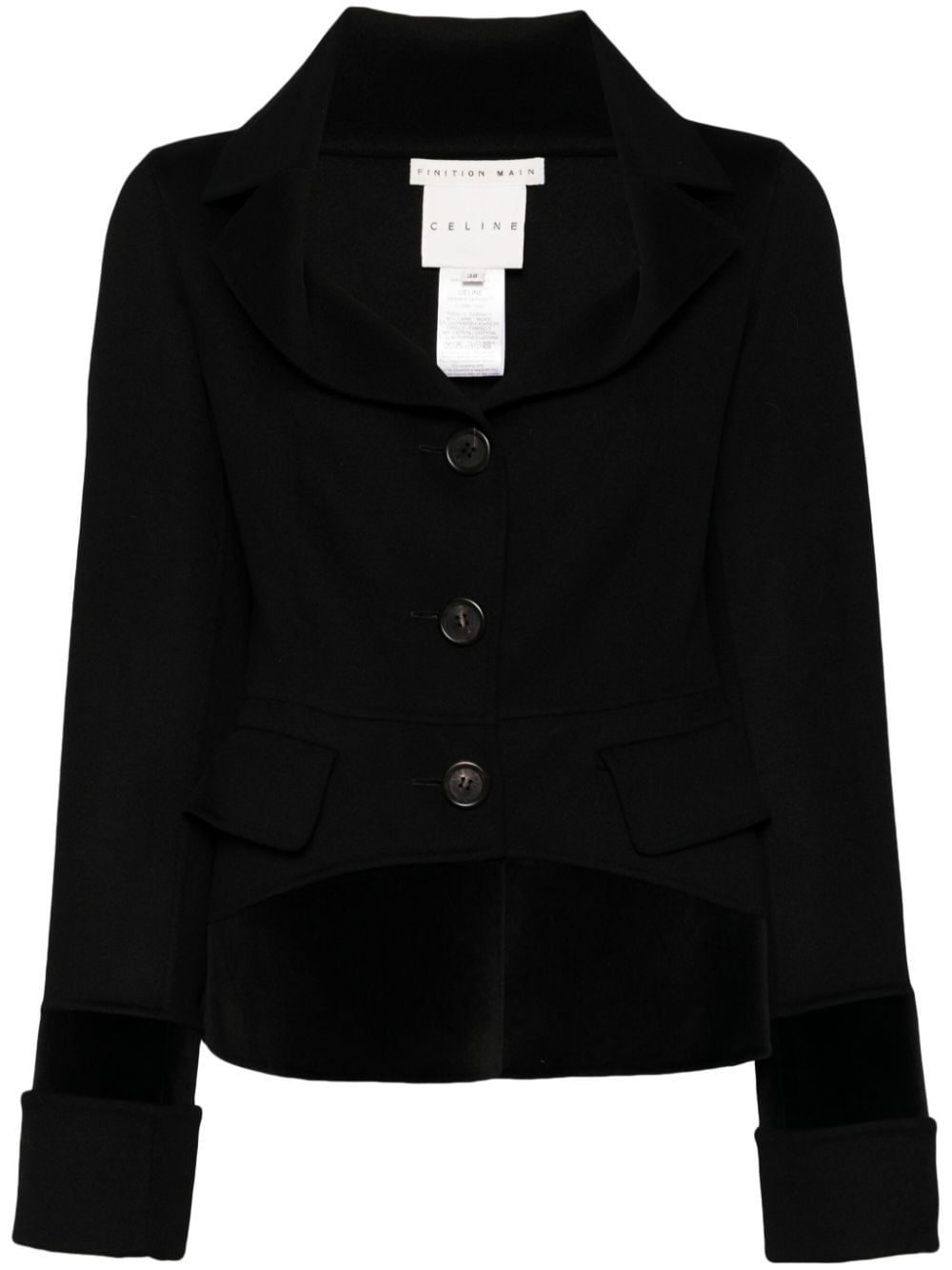 Céline Pre-Owned 1990-2000 single-breasted jacket - Black von Céline Pre-Owned