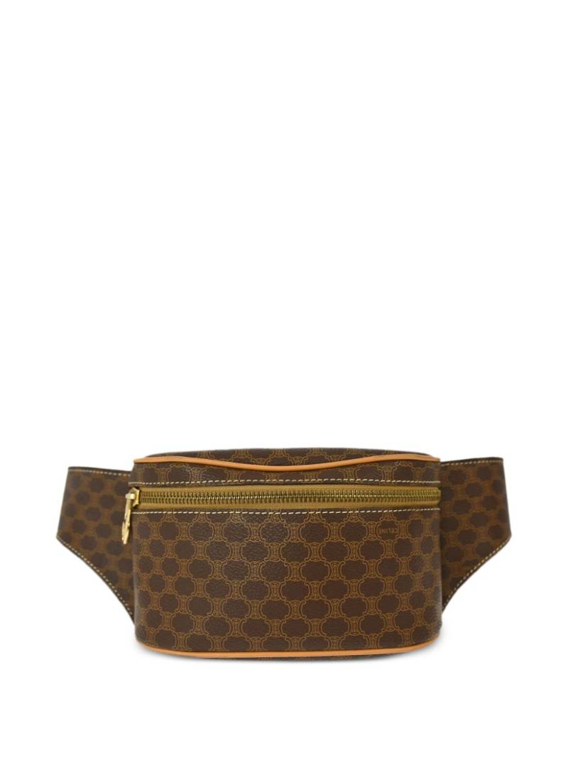 Céline Pre-Owned 1990-2000s Macadam belt bag - Brown von Céline Pre-Owned