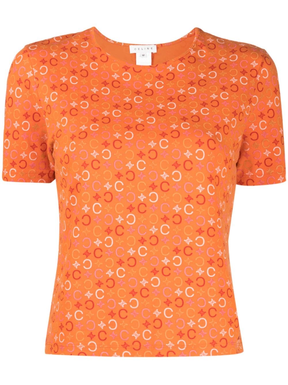 Céline Pre-Owned 1990-2000s Macadam cotton T-shirt - Orange von Céline Pre-Owned