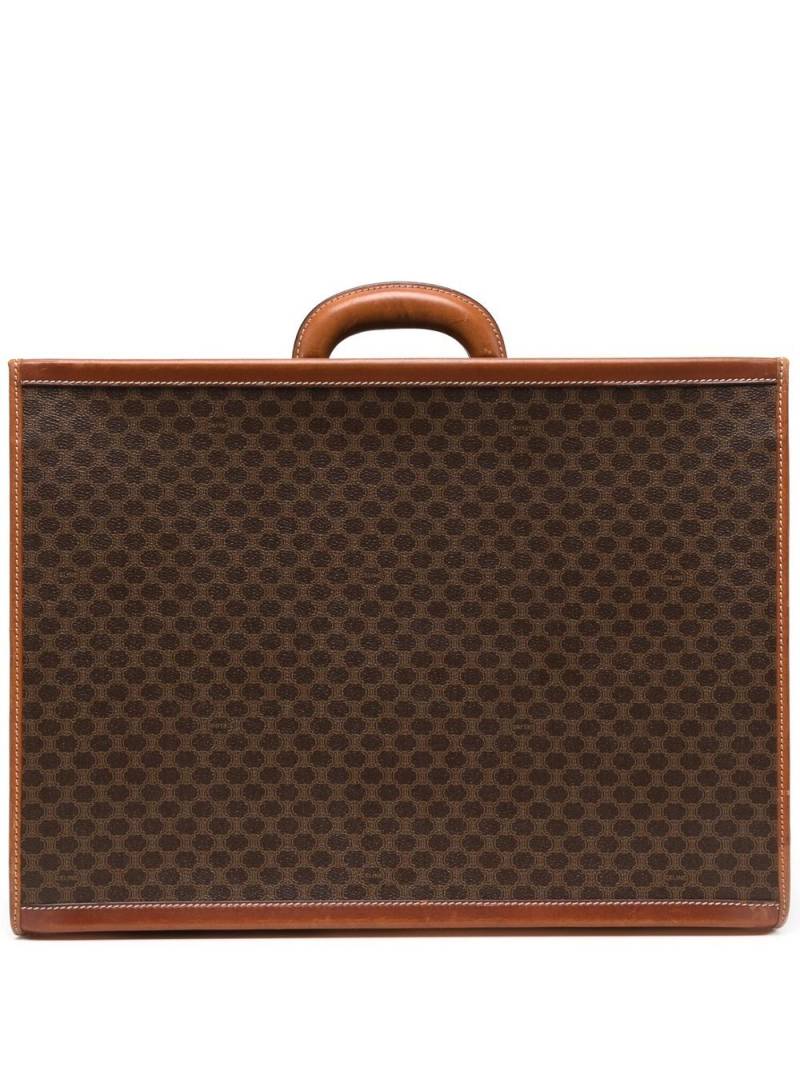 Céline Pre-Owned 1990-2000s pre-owned Macadam suitcase - Brown von Céline Pre-Owned