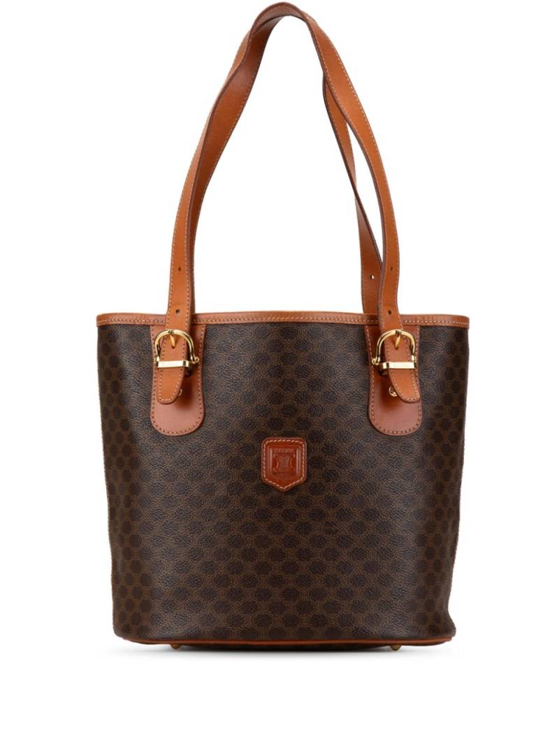 Céline Pre-Owned 1999 Macadam Coated Canvas tote bag - Brown von Céline Pre-Owned