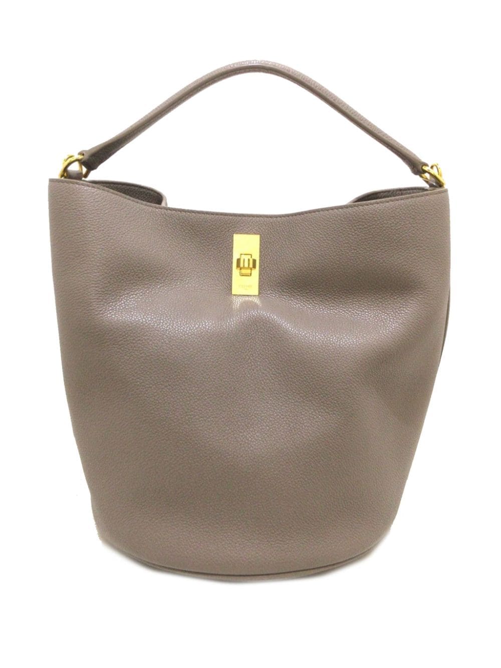 Céline Pre-Owned 2000-2023 Supple Grained Calfskin 16 bucket bag - Brown von Céline Pre-Owned