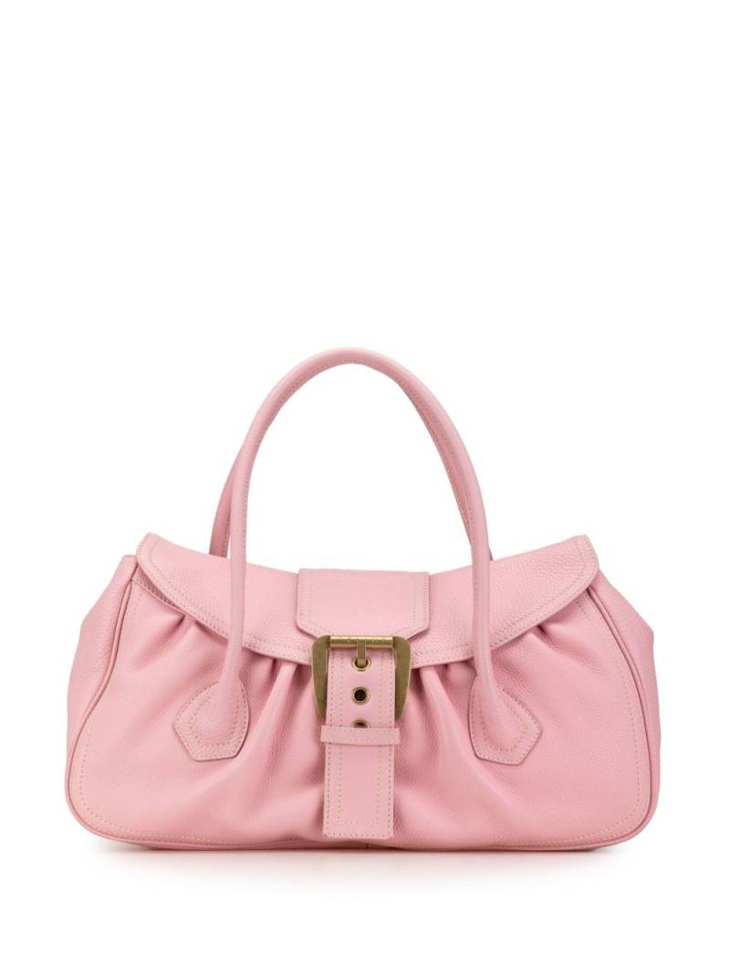 Céline Pre-Owned 2000 Leather Buckle handbag - Pink von Céline Pre-Owned