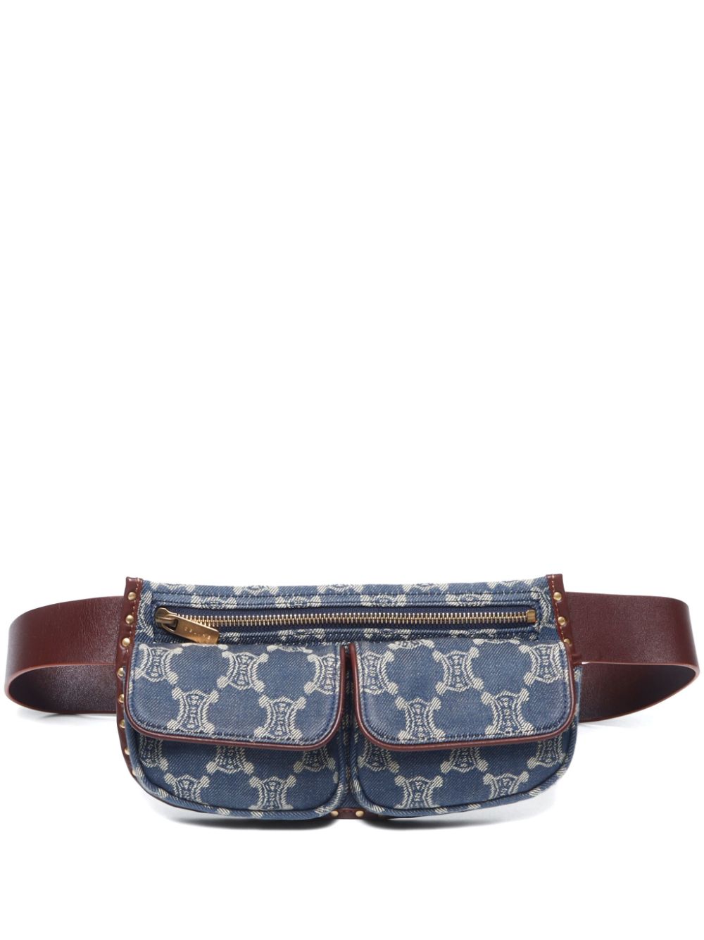 Céline Pre-Owned 2000 Triomphe belt bag - Blue von Céline Pre-Owned