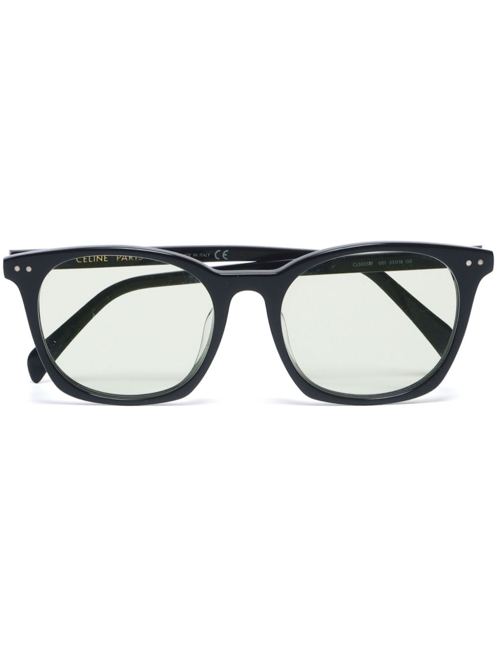 Céline Pre-Owned 2000s square-frame sunglasses - Black von Céline Pre-Owned