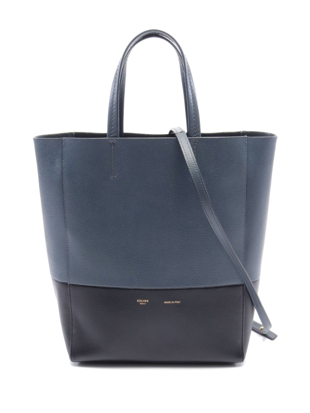 Céline Pre-Owned 2010s small Vertical Cabas two-way tote bag - Blue von Céline Pre-Owned