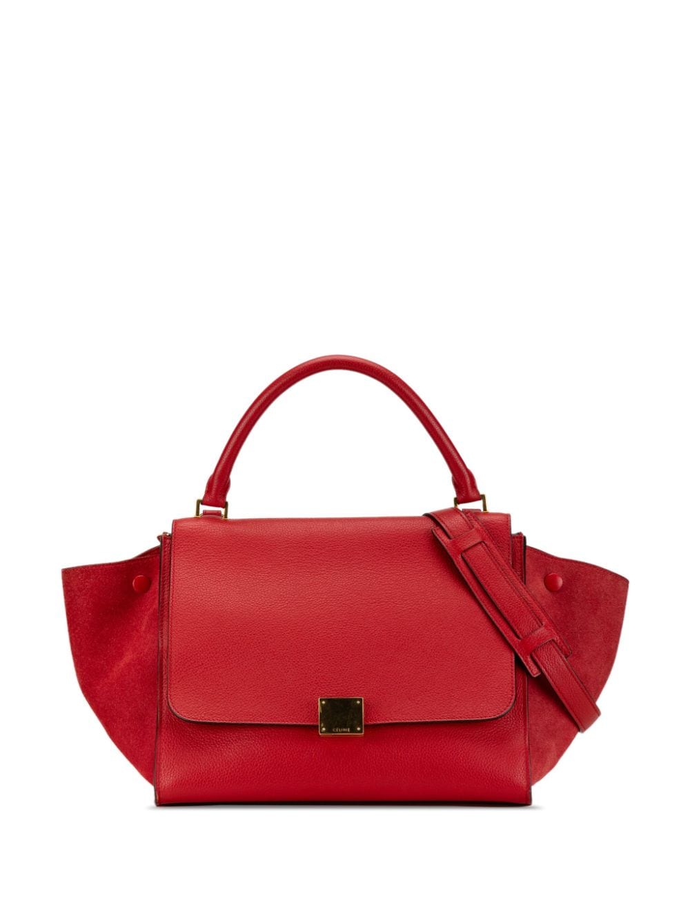 Céline Pre-Owned 2013 Medium Leather Trapeze satchel - Red von Céline Pre-Owned