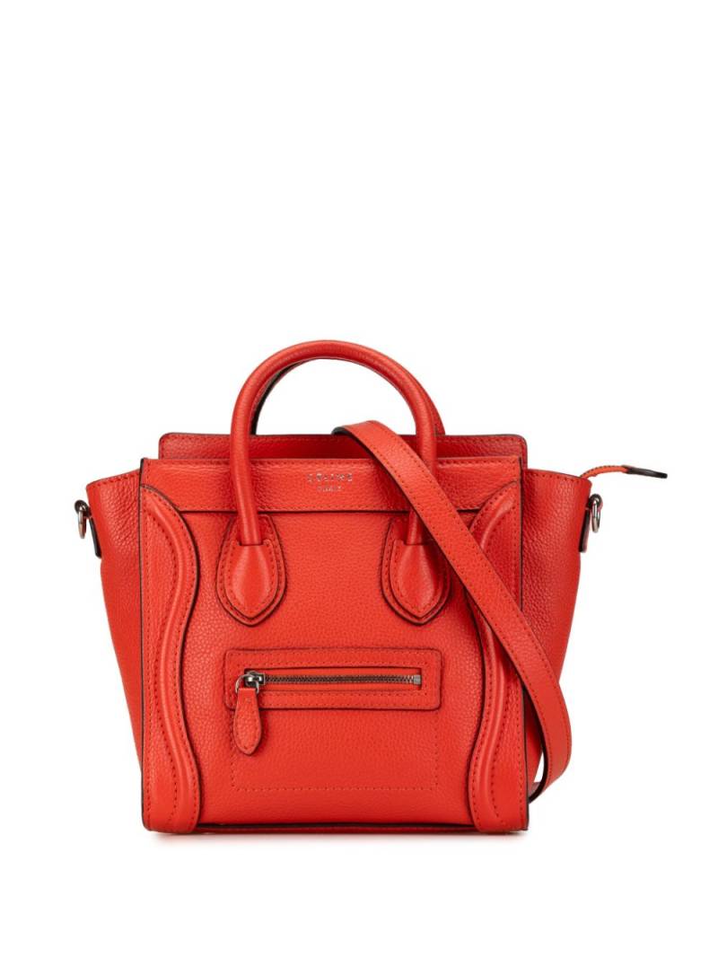 Céline Pre-Owned 2013 Nano Luggage Tote Leather satchel - Red von Céline Pre-Owned