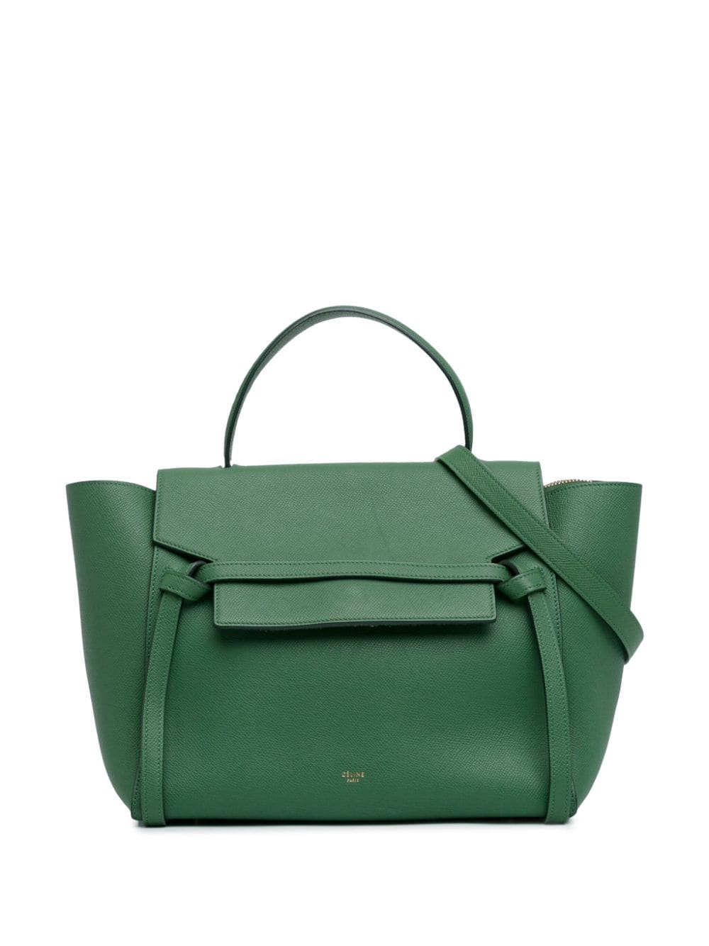 Céline Pre-Owned 2016 Mini Leather Belt satchel - Green von Céline Pre-Owned