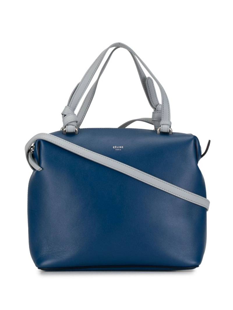 Céline Pre-Owned 2017 Small Soft Cube Bag satchel - Blue von Céline Pre-Owned