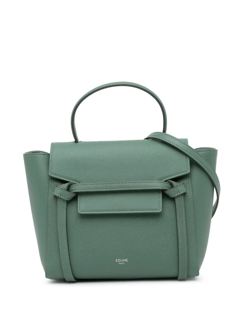 Céline Pre-Owned 2019 Micro Belt satchel - Green von Céline Pre-Owned