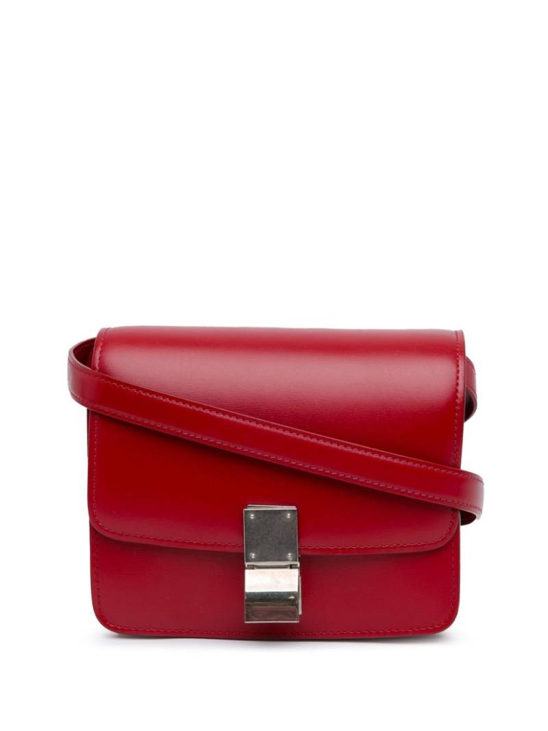 Céline Pre-Owned 2019 Small Classic Box crossbody bag - Red von Céline Pre-Owned