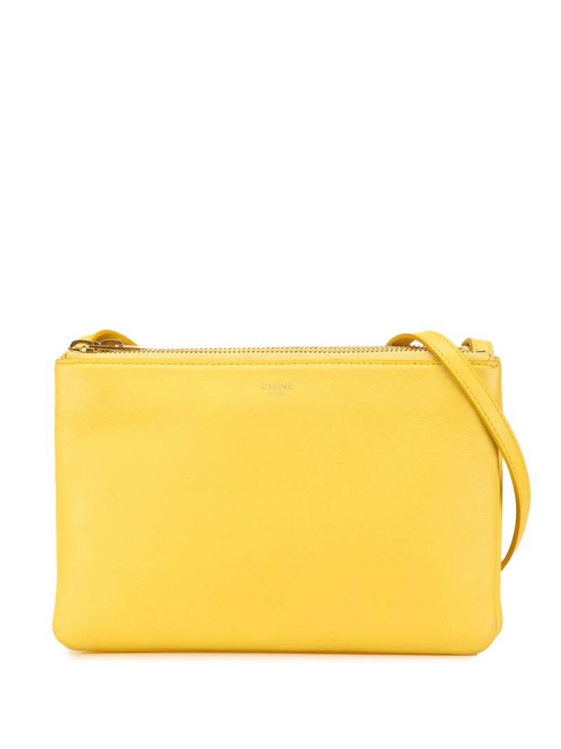 Céline Pre-Owned 2019 Small Leather Trio crossbody bag - Yellow von Céline Pre-Owned