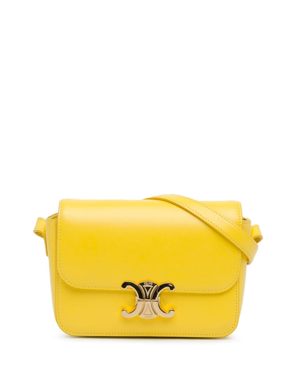 Céline Pre-Owned 2019 Teen Triomphe crossbody bag - Yellow von Céline Pre-Owned