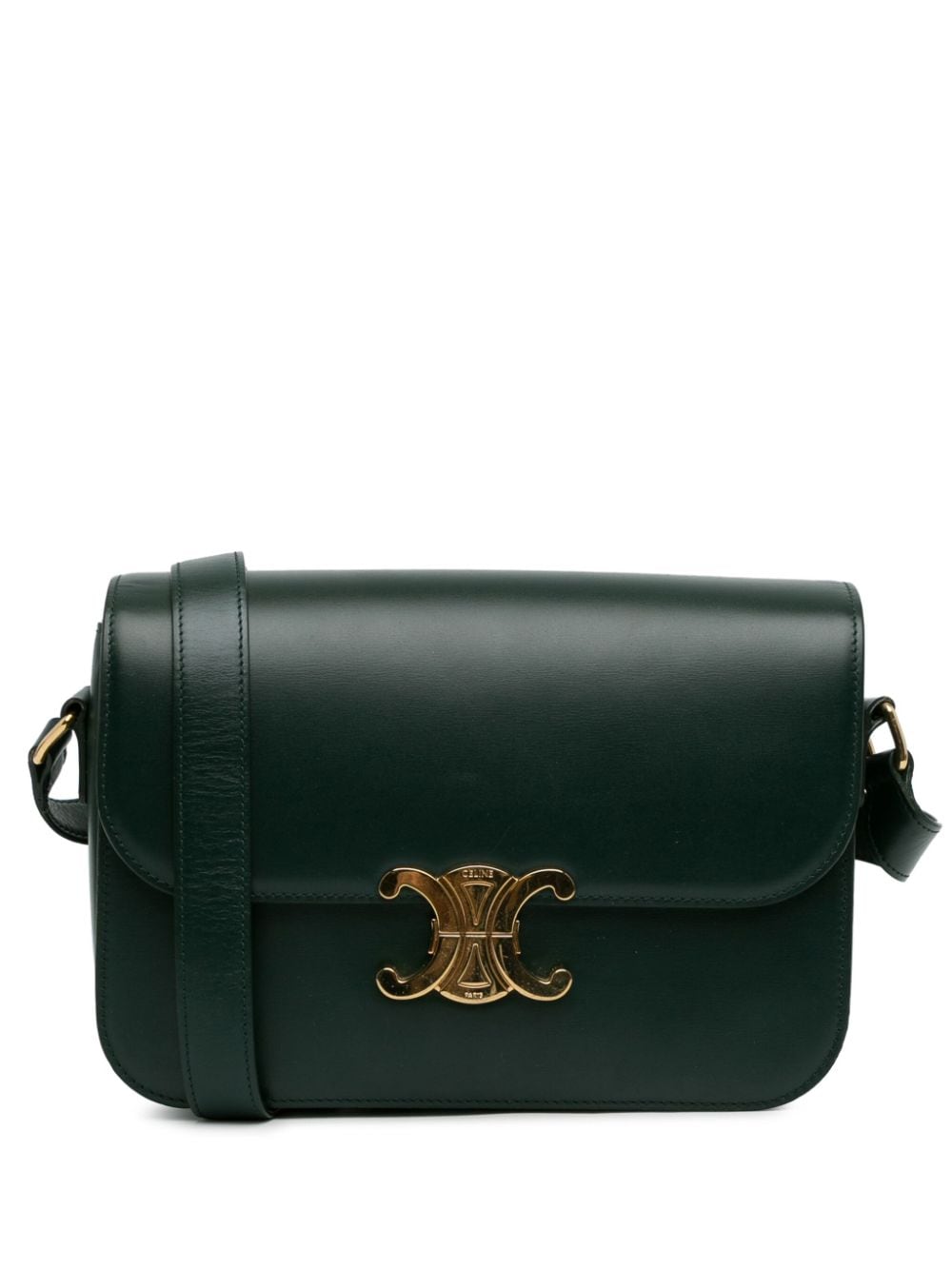 Céline Pre-Owned 2019 Triomphe crossbody bag - Green von Céline Pre-Owned