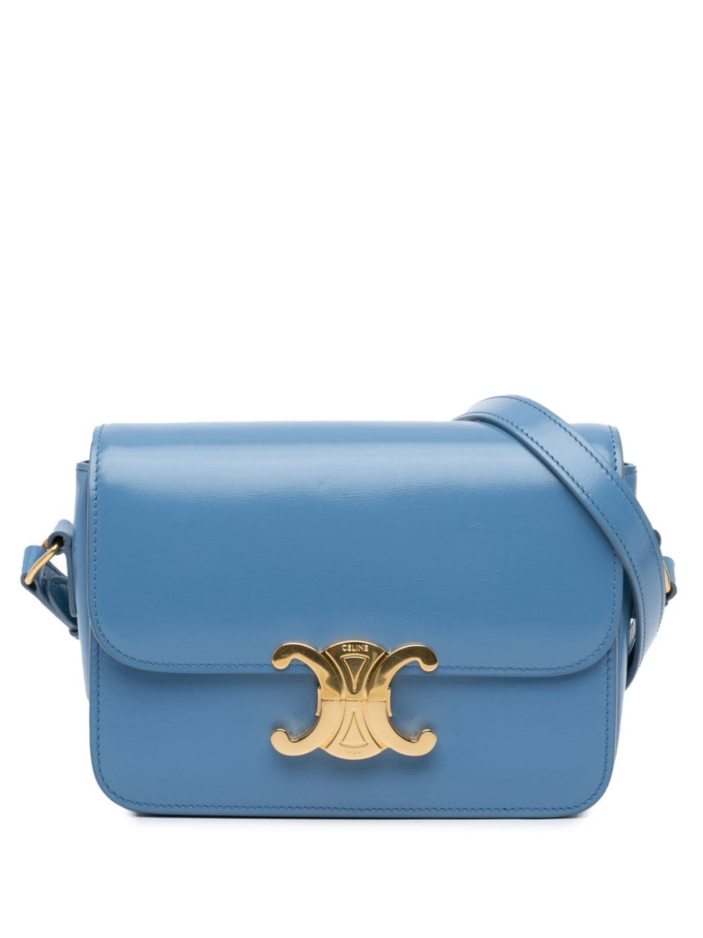 Céline Pre-Owned 2021 Teen Triomphe crossbody bag - Blue von Céline Pre-Owned