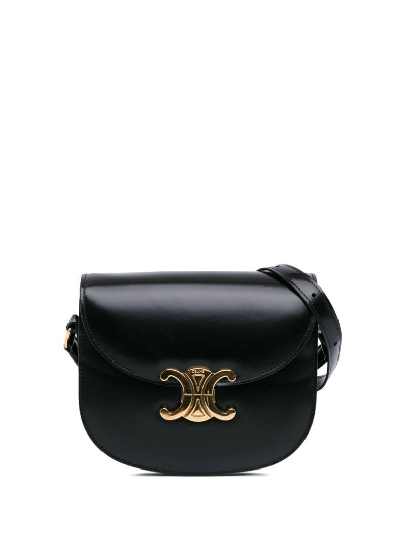 Céline Pre-Owned 2022 Triomphe Besace Clea crossbody bag - Black von Céline Pre-Owned