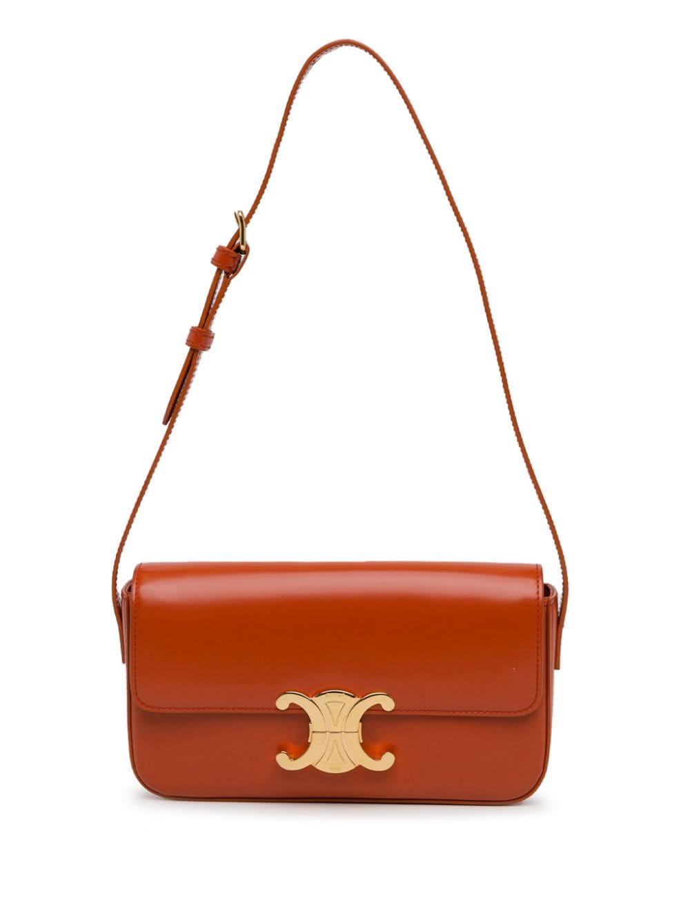 Céline Pre-Owned 2022 Triomphe Claude shoulder bag - Orange von Céline Pre-Owned