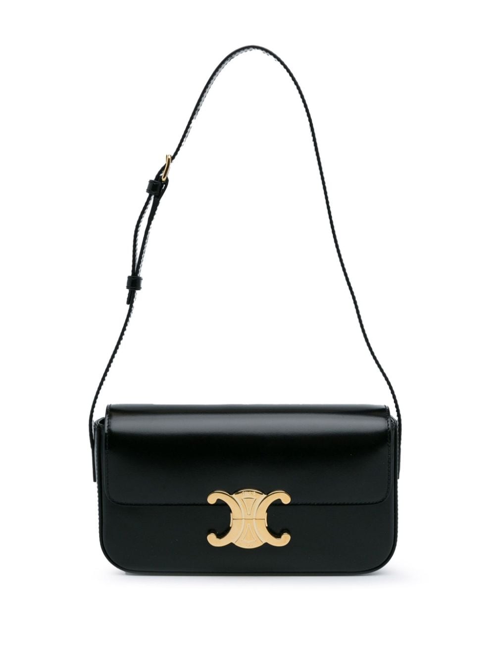 Céline Pre-Owned 2023 Triomphe Claude shoulder bag - Black von Céline Pre-Owned