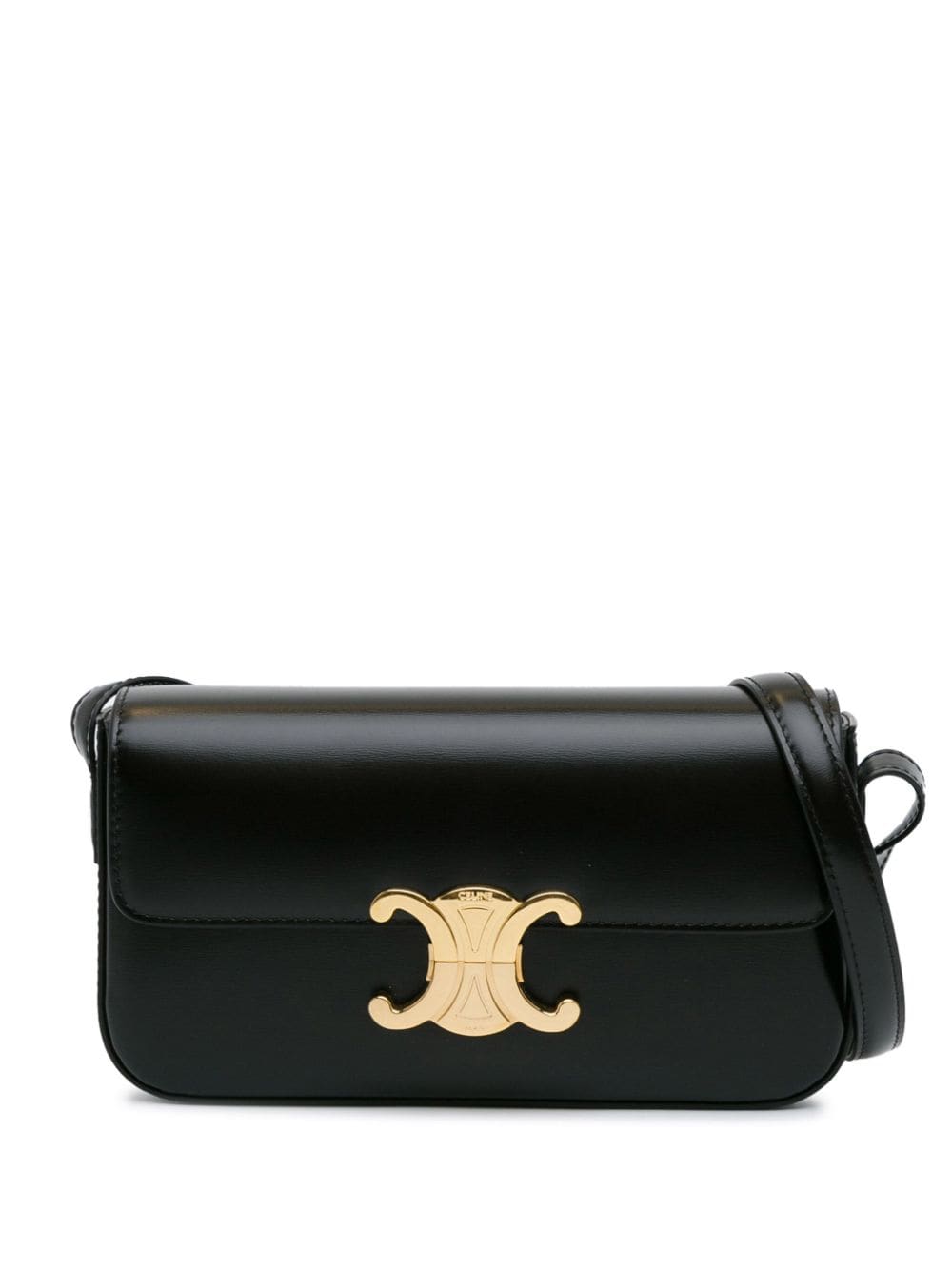 Céline Pre-Owned 2023 Triomphe Claude shoulder bag - Black von Céline Pre-Owned