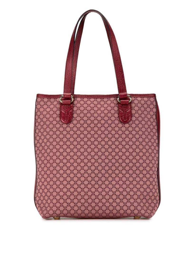 Céline Pre-Owned 20th Century Macadam Canvas tote bag - Red von Céline Pre-Owned