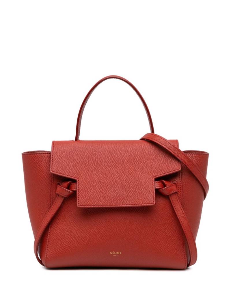 Céline Pre-Owned 21st Century Nano Leather Belt Bag satchel - Red von Céline Pre-Owned