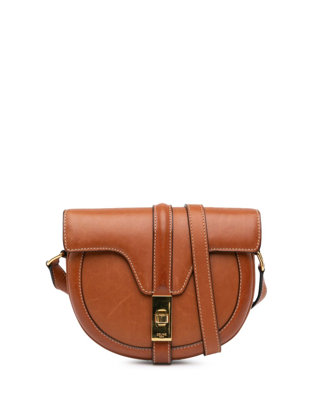 Céline Pre-Owned 21st Century Small Calfskin Besace 16 crossbody bag - Brown von Céline Pre-Owned